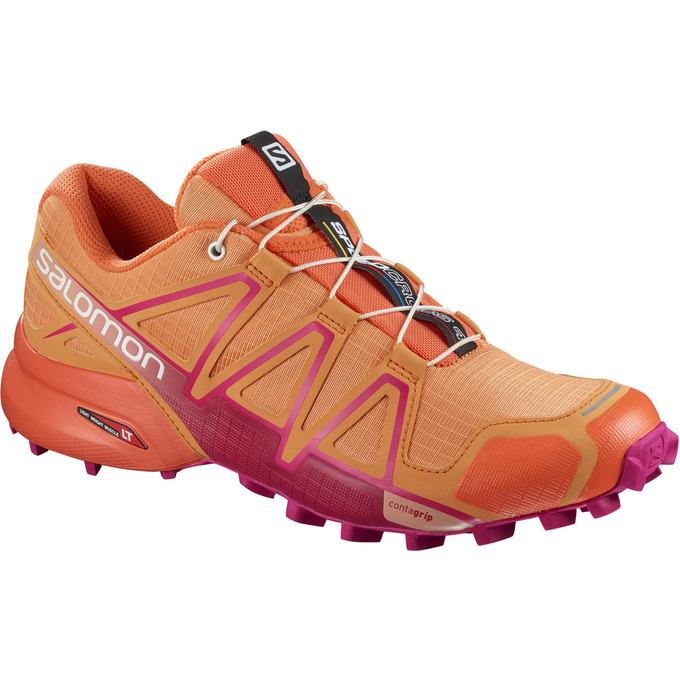 Salomon SPEEDCROSS 4 W Zapatillas Trail Running Mujer - Naranjas - Colombia (60237-RTVY)